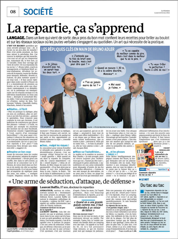 Le Parisien 22 Février 2015